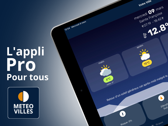 Screenshot #4 pour Météo-Villes expertisé