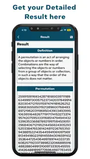 permutation combination calc iphone screenshot 3