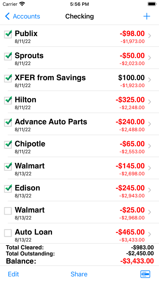 #2. Accounts 3 Checkbook (iOS) 由: SVT Software