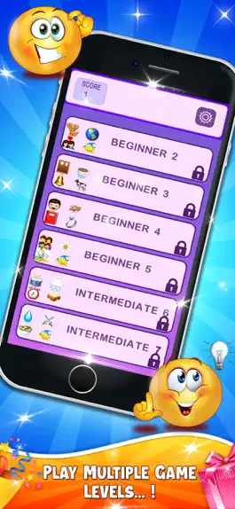 Game screenshot Word Emoji Quiz Guess Game apk
