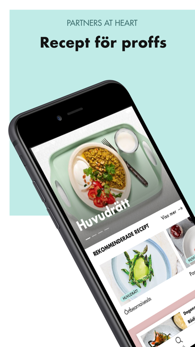 Arla Pro recept, för matproffs Screenshot