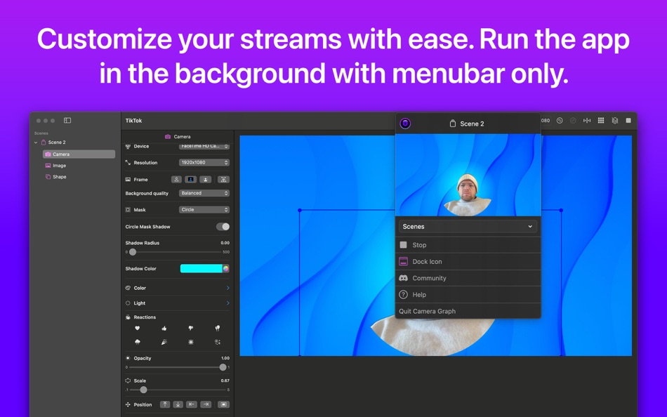 #4. Camera Graph - Edit Live Video (macOS) 由: Chase Farmer