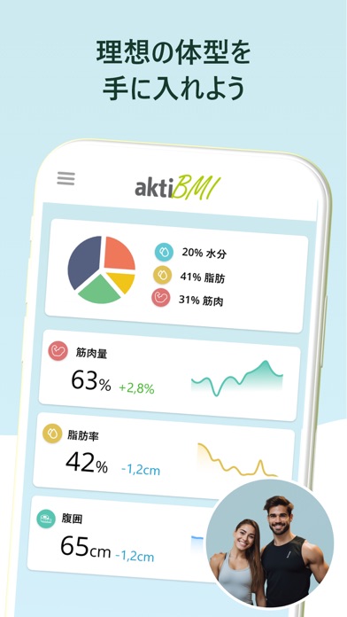 BMI計算と体重日記 - aktiBMIのおすすめ画像6