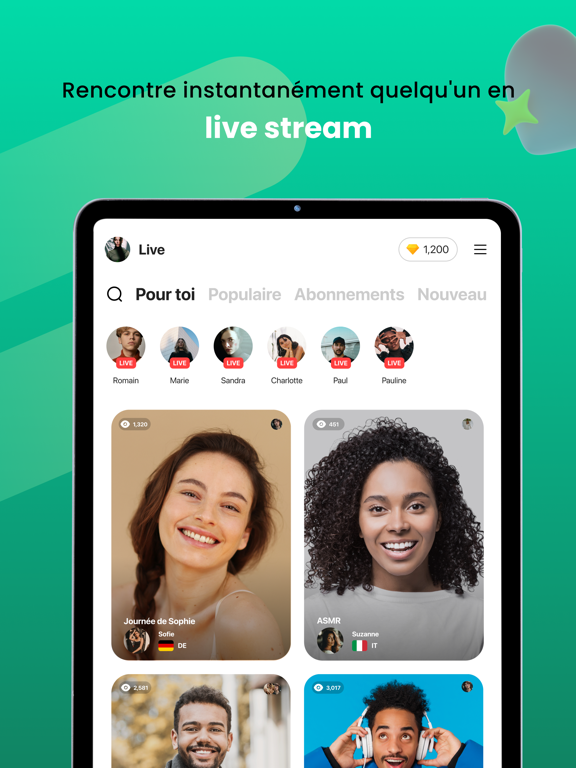 Screenshot #6 pour Azar: Chat vidéo en live