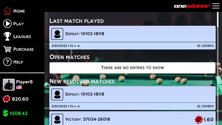 OneWinner's PoolStars