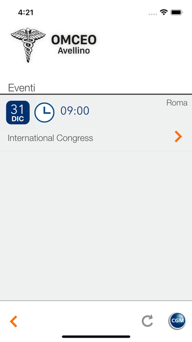 XINFO OMCEO Avellino Screenshot