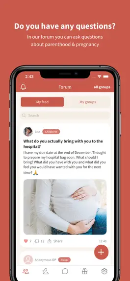 Game screenshot Preglife Connect: Mom friends apk