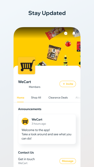 WeCart Shop Screenshot