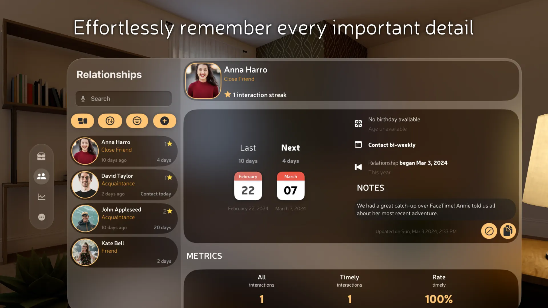 Linc - Friendship Tracker screenshot 2