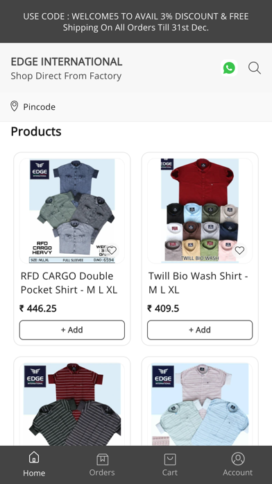 EDGE - B2B Shirt For Wholesale Screenshot