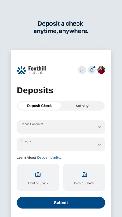 Foothill Credit Union Screenshot