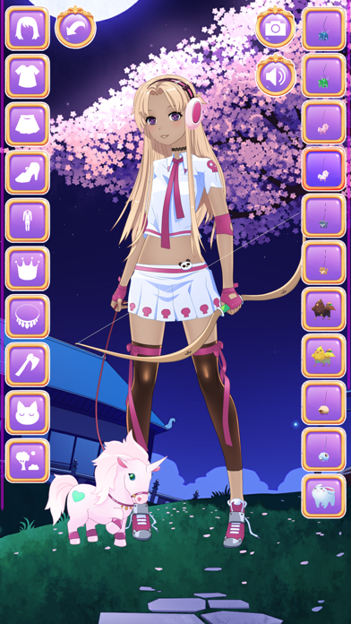 Anime Dress Up Girl Games Screenshot