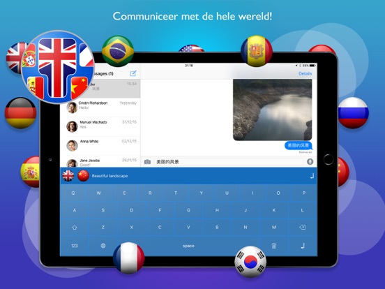 Toetsenbord vertaler Pro iPad app afbeelding 2