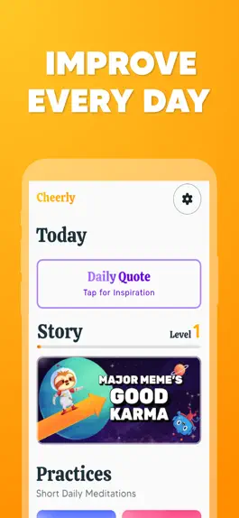 Game screenshot Cheerly: Daily Self-Care Game apk