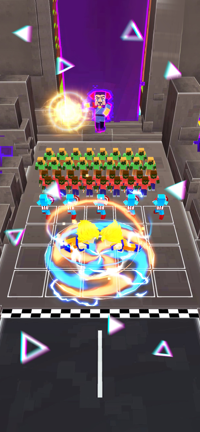 Hero Craft Merge Run and Battle