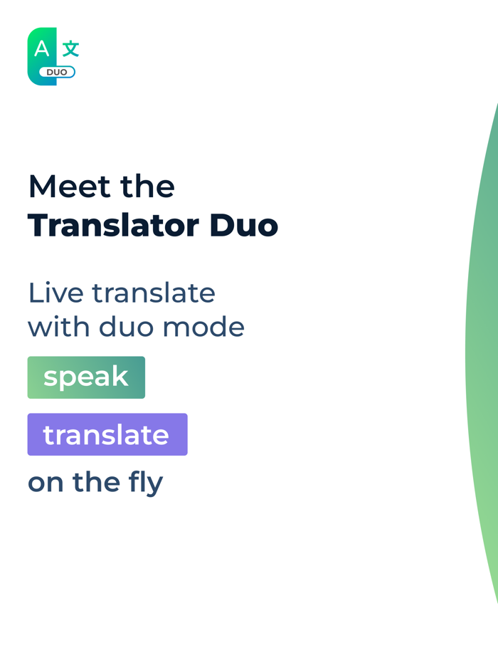 Translate Duo Live Translator