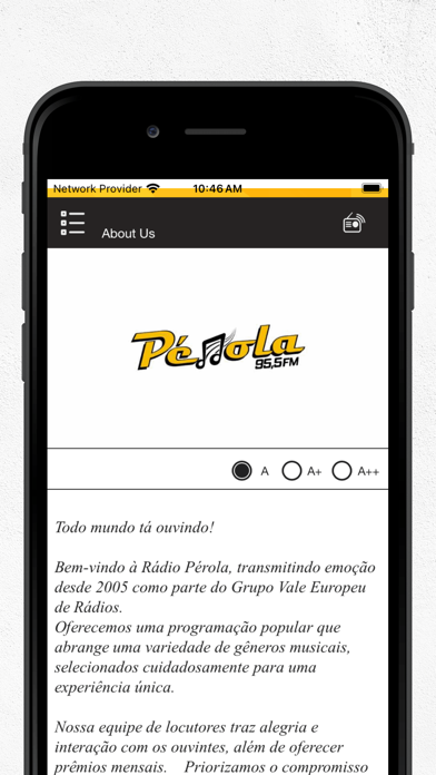 Pérola FM 95.5 - Timbó Screenshot