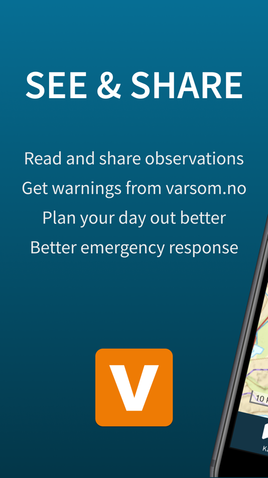 #1. Varsom (iOS) Podle: Norges Vassdrags- og Energidirektorat