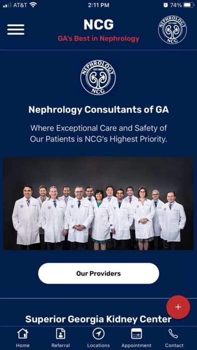 NCG Georgia Kidney Screenshot