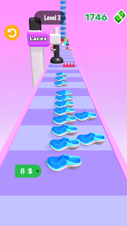 #2. Shoes Stack 3D - Sneakers Run (iOS) Podle: Huu Nguyen