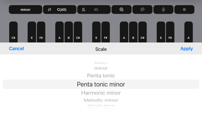 Screenshot #2 pour Entraîneur de gammes vocales