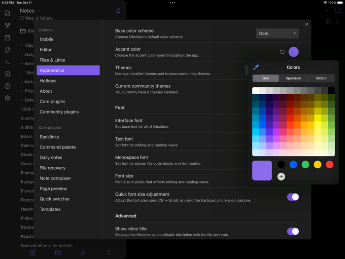 Obsidian - Connected Notes