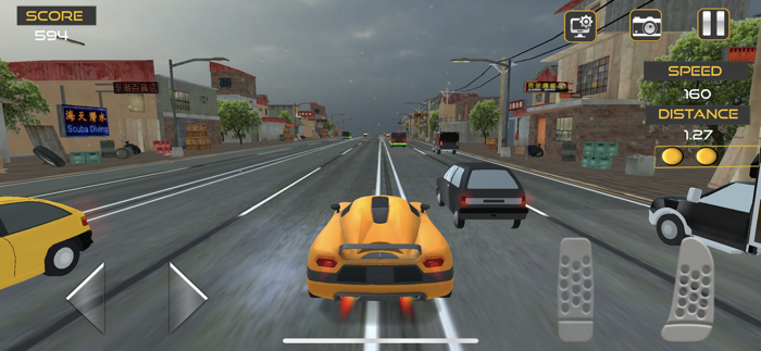 Push Pedal and drive To Racing