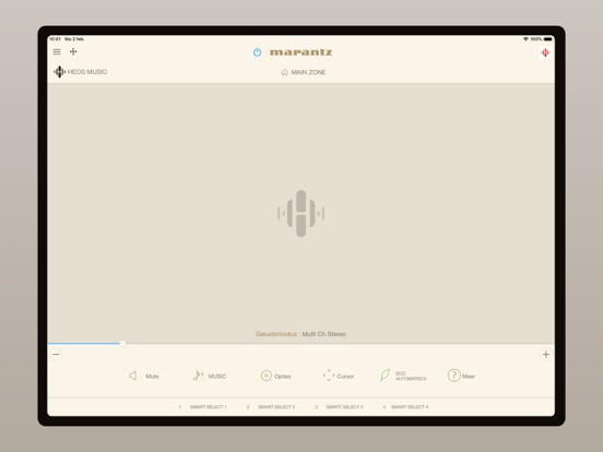Marantz AVR Remote iPad app afbeelding 3