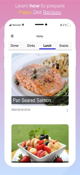 Game screenshot Paleo Diet Recipes App mod apk