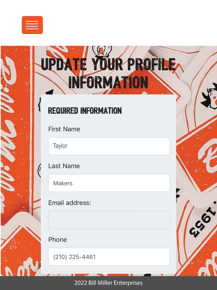 Bill Miller Bar-B-Q App