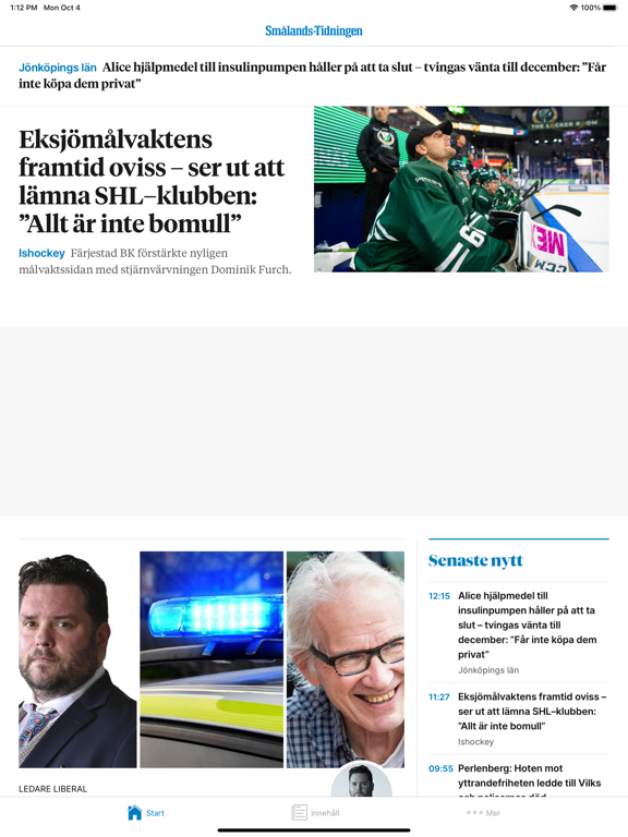 Screenshot #4 pour Smålands-Tidningen Nyhetsapp