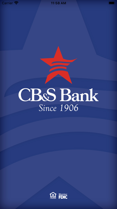 CB&S Bank Mobile Screenshot