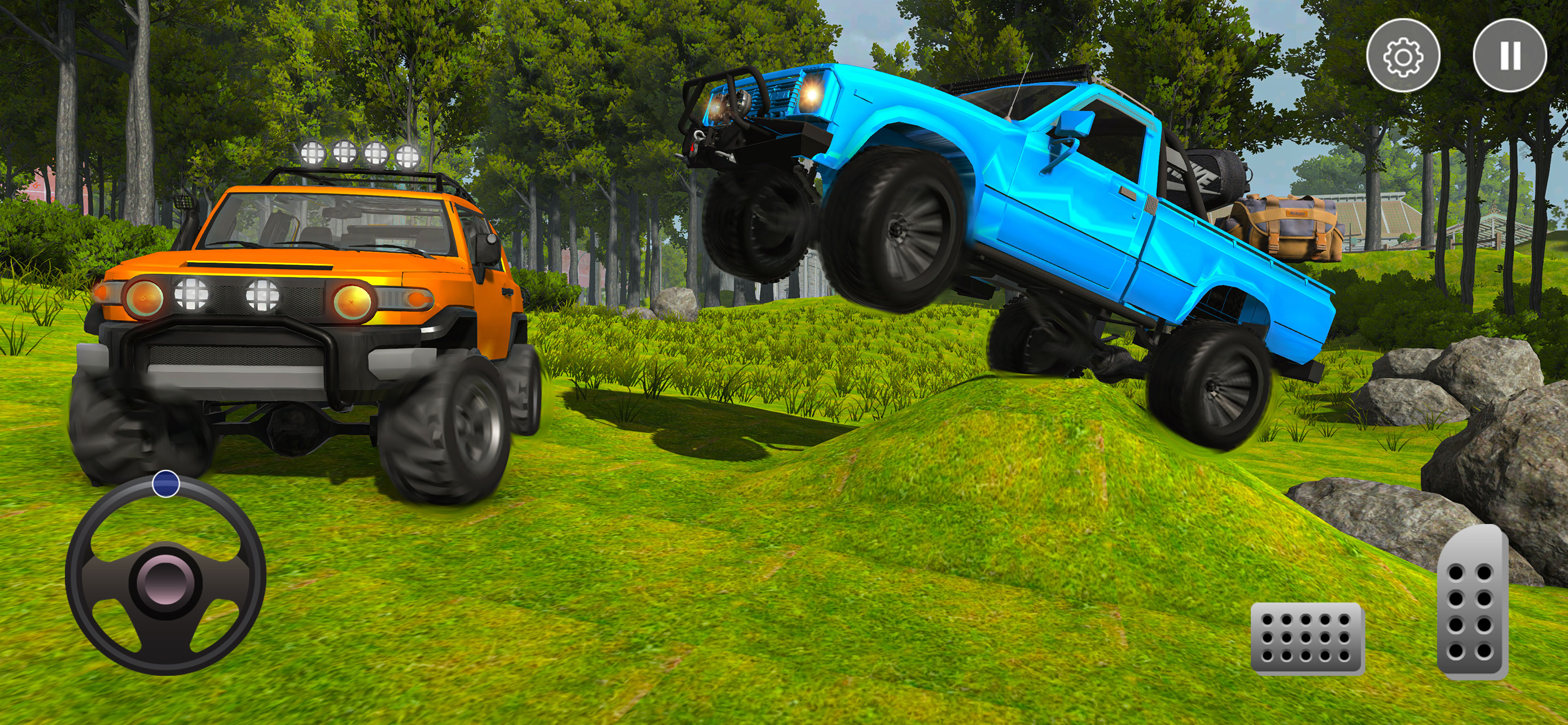 Offroad Pickup Truck Driving