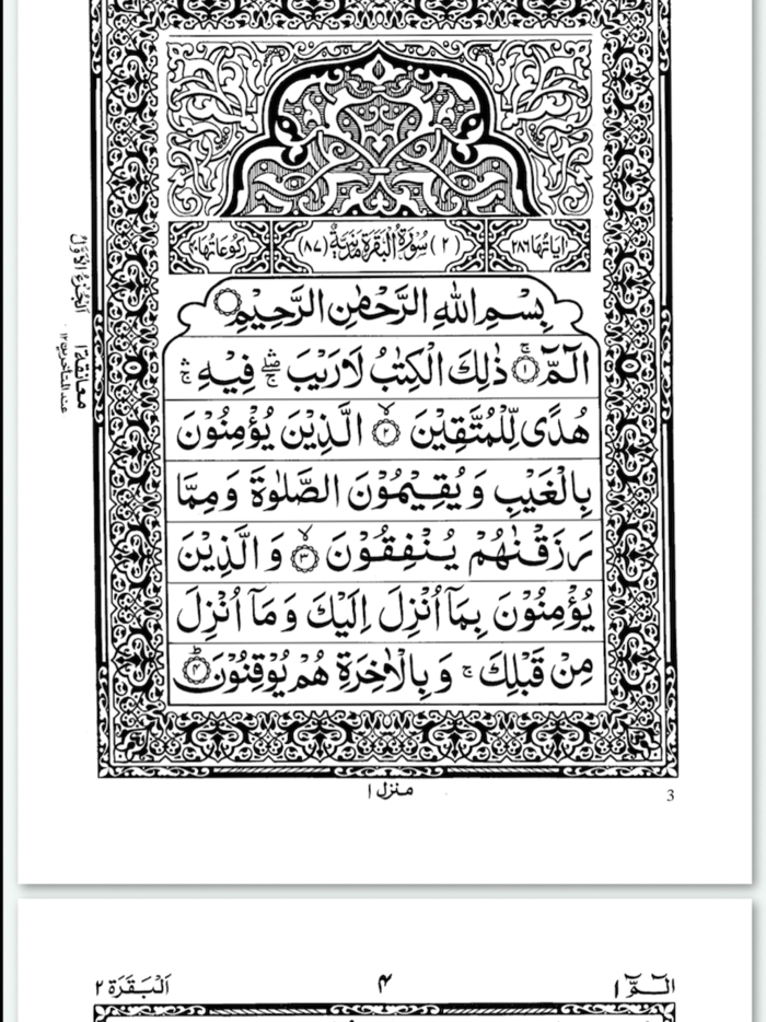 Quran in Arabic Book of Allah