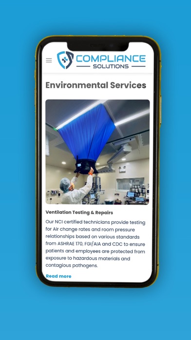Compliance Solutions Med Gas Screenshot