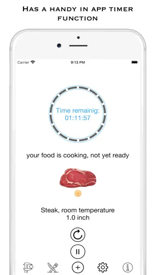 Скриншот Sous Vide Temperature & Timer на iPhone 9