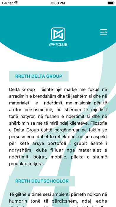 DG GiftClub Screenshot