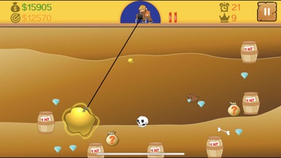Gold Miner Classic Game Screenshot