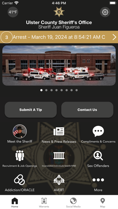 Ulster County Sheriff’s Office Screenshot