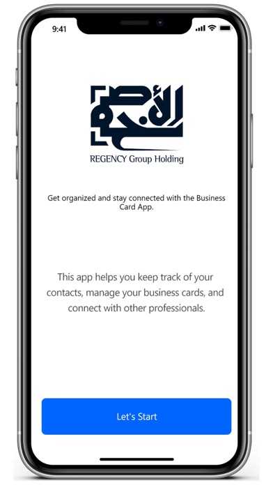 RTG - Business Card Screenshot
