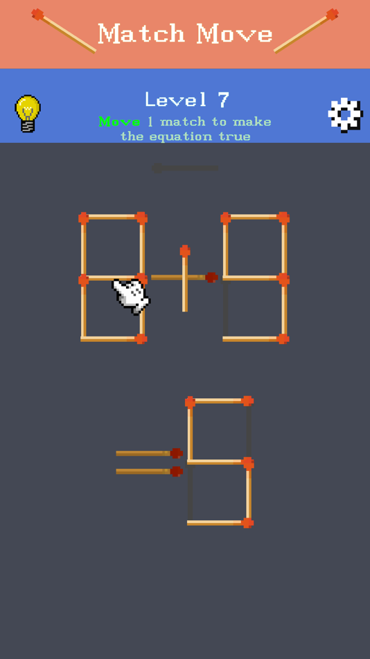 #3. Match Move - Matchstick Puzzle (iOS) 由: 珠峰 徐
