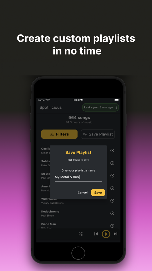 #3. Spotilicious for Spotify (iOS) 由: Daniel Aranias