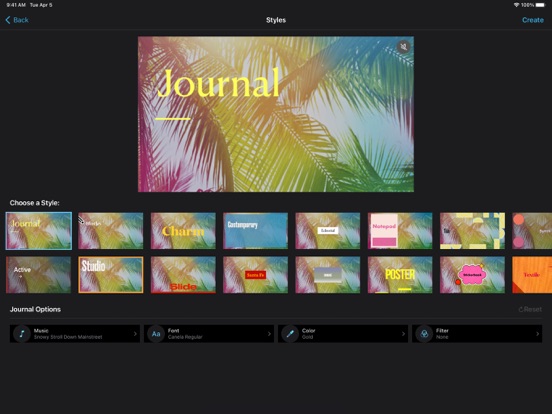 iMovie iPad app afbeelding 3