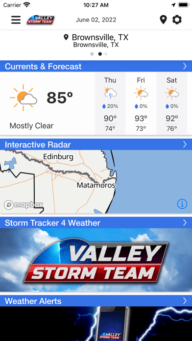 Valley Storm Team Screenshot