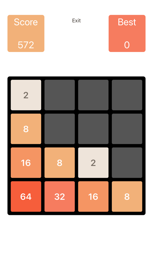 #2. 2048・Number Puzzle Game (iOS) 由: Golden Mind Services LTD