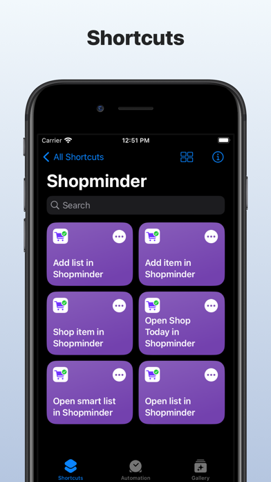 Shopminder Screenshot