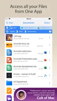 filebrowser: documents manager iphone screenshot 1