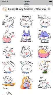 How to cancel & delete happy bunny stickers 3