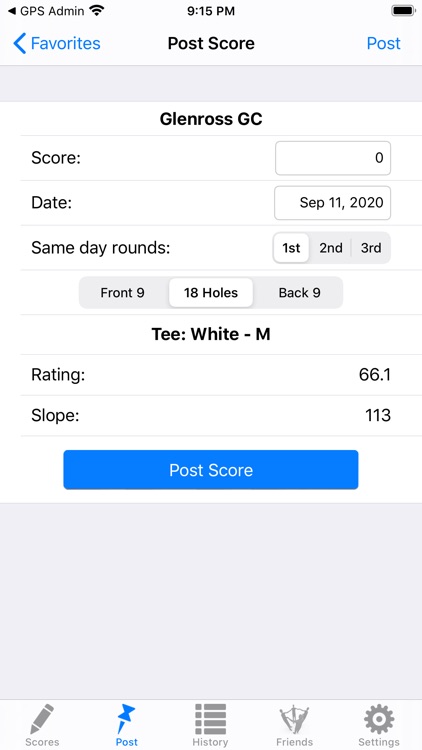 Golf Handicap Tracker & Scores screenshot-7