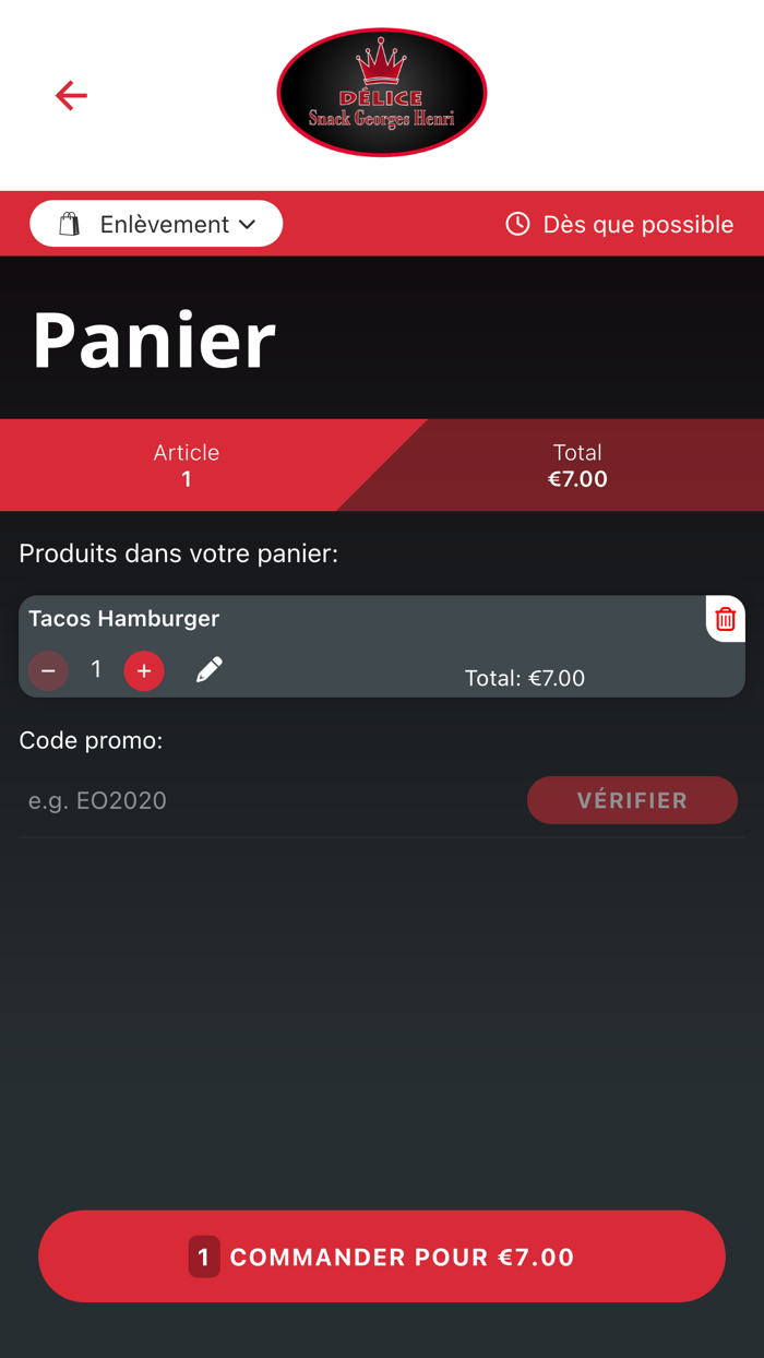 Snack Délice Georges Henri